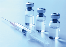 syringe and vaccines